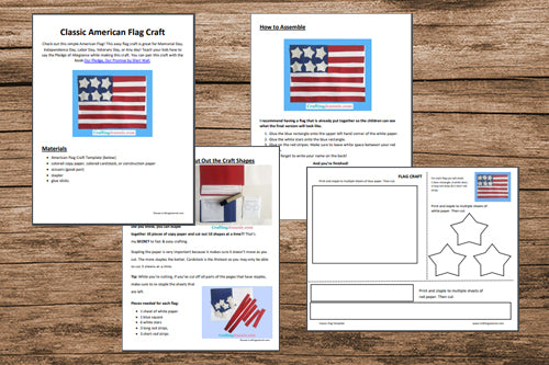 USA Craft Templates