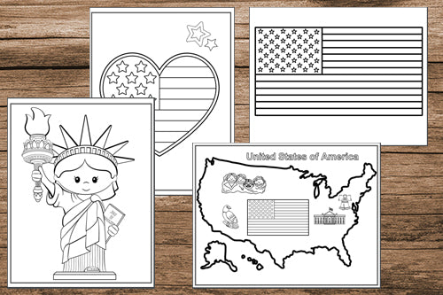 USA Preschool Worksheets Printable
