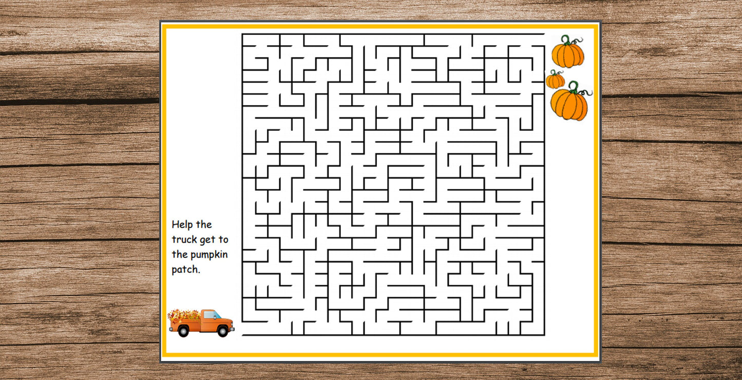 Thanksgiving Printable PlaceMats