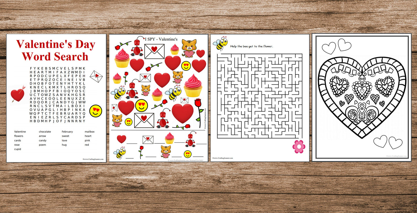 Valentine Classroom Party Pack