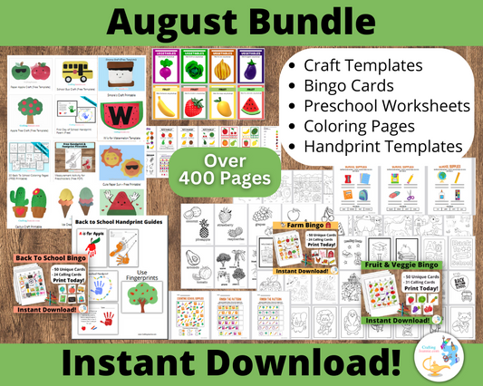 August Craft & Activity Bundle