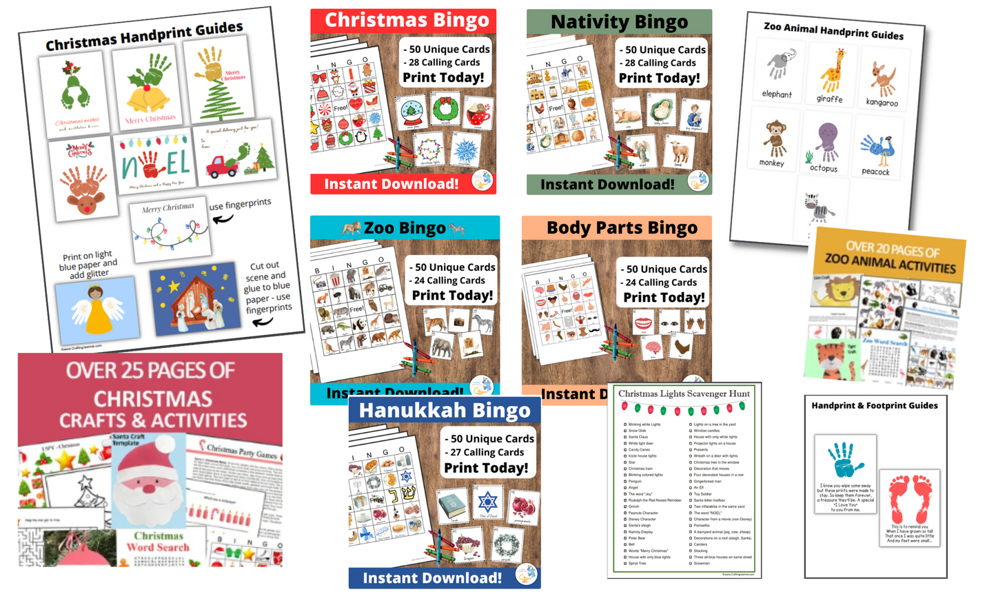 December Craft & Activity Bundle