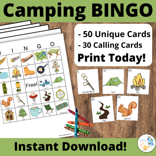 Camping Bingo