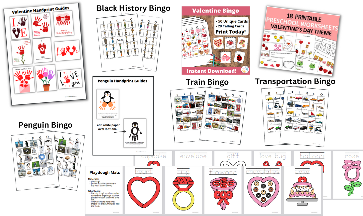 February Craft & Activity Bundle