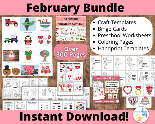 February Craft & Activity Bundle