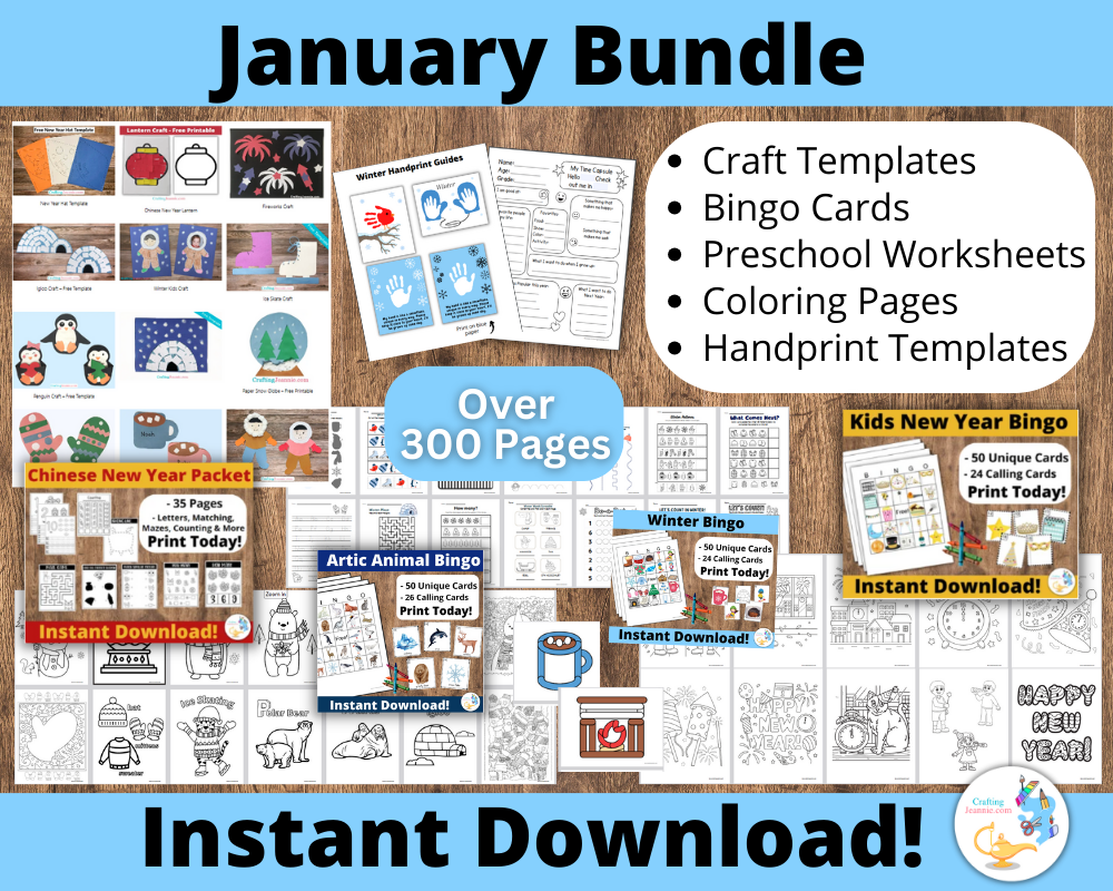 January Craft & Activity Bundle