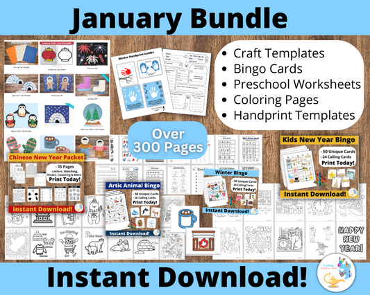 January Craft & Activity Bundle