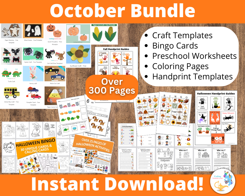 October Craft & Activity Bundle