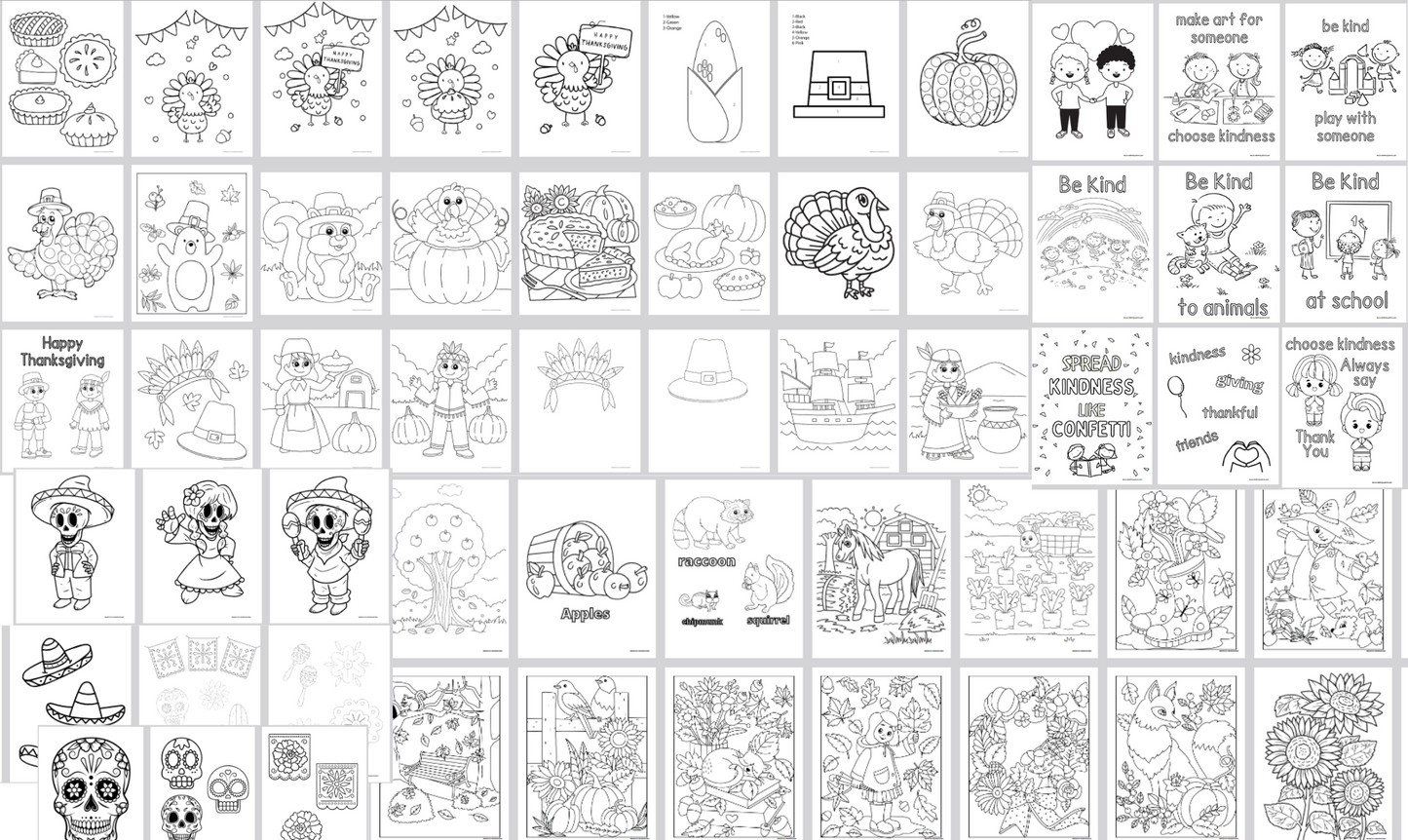 November Craft & Activity Bundle