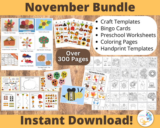 November Craft & Activity Bundle