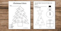 Christmas Preschool Worksheets Printable