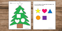 Christmas Preschool Worksheets Printable