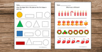 Christmas Preschool Worksheets Printable