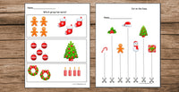 Christmas Preschool Worksheets Printable