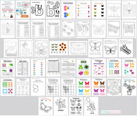 Butterfly Worksheets for kids