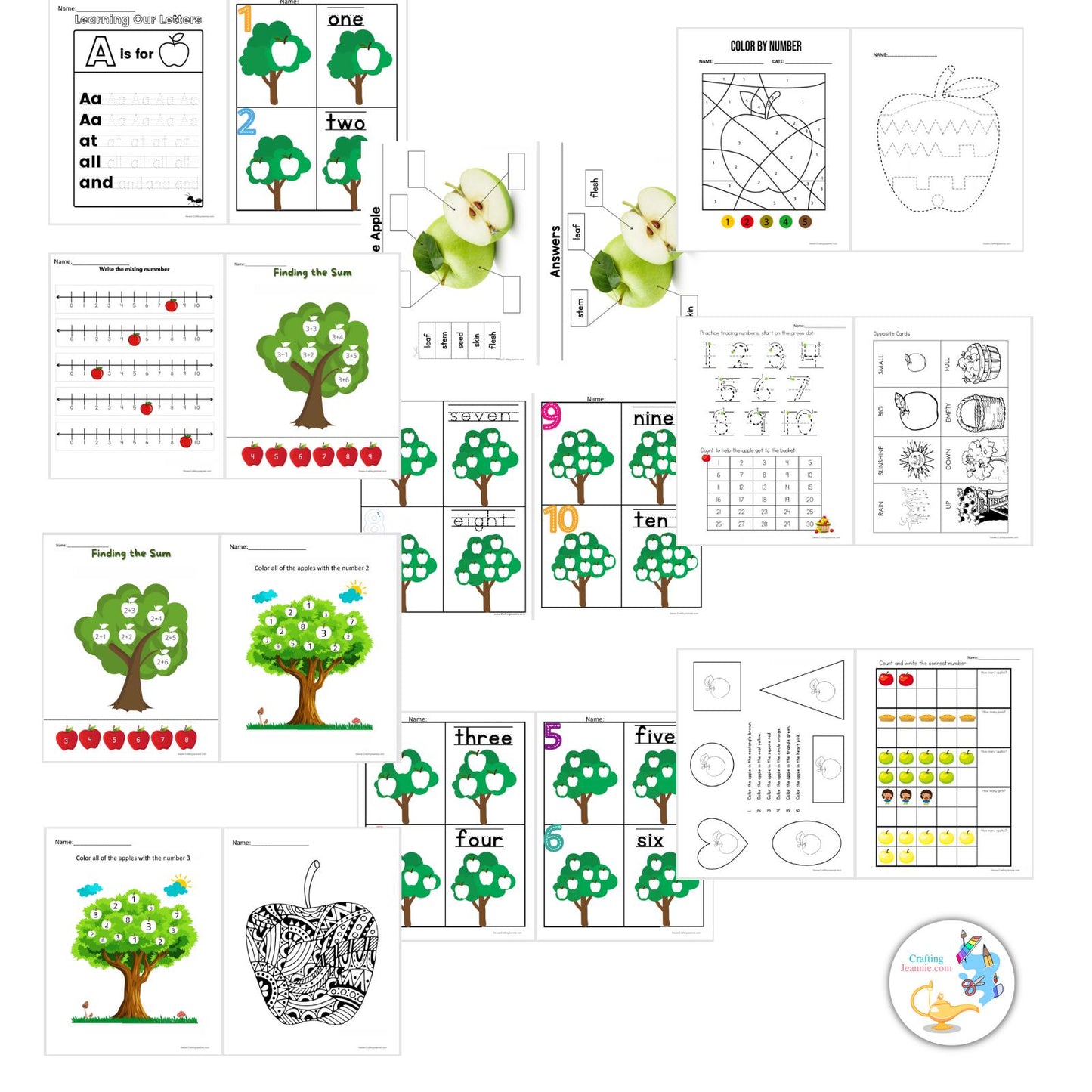 Apple Worksheets