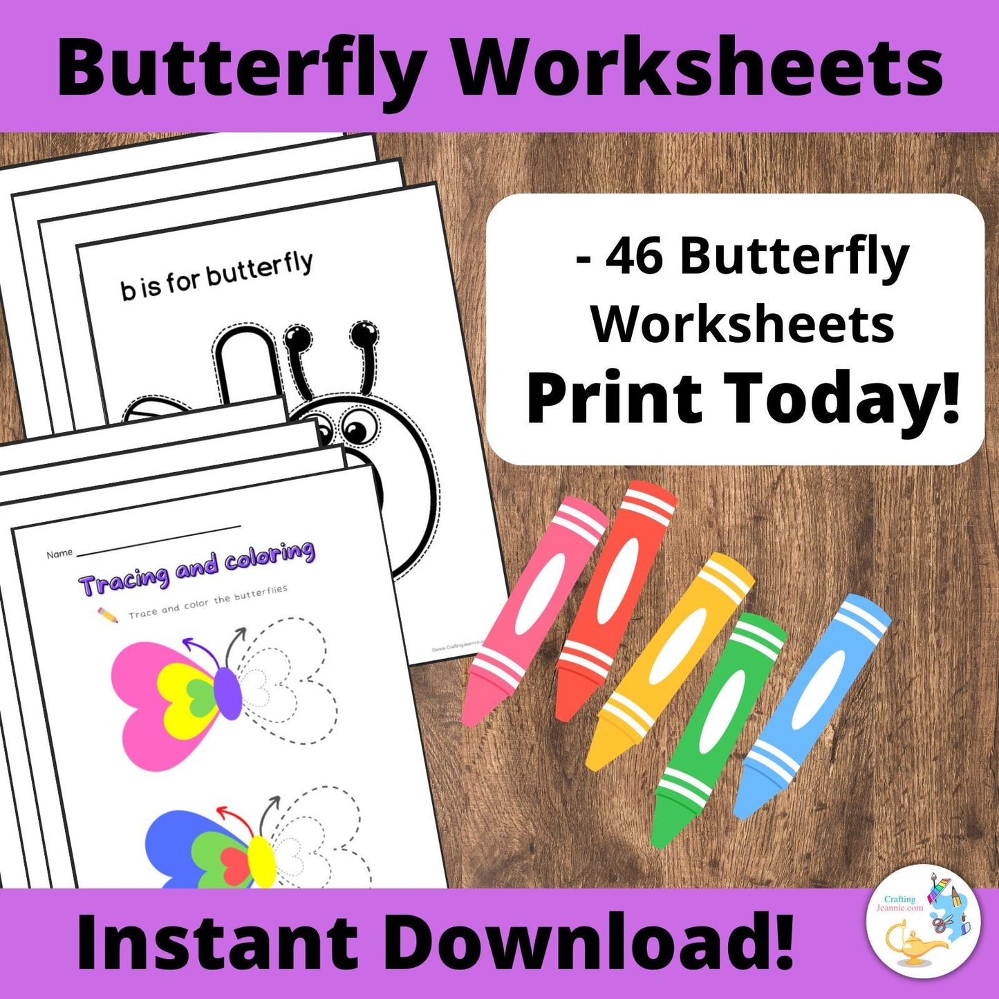 Butterfly Worksheets