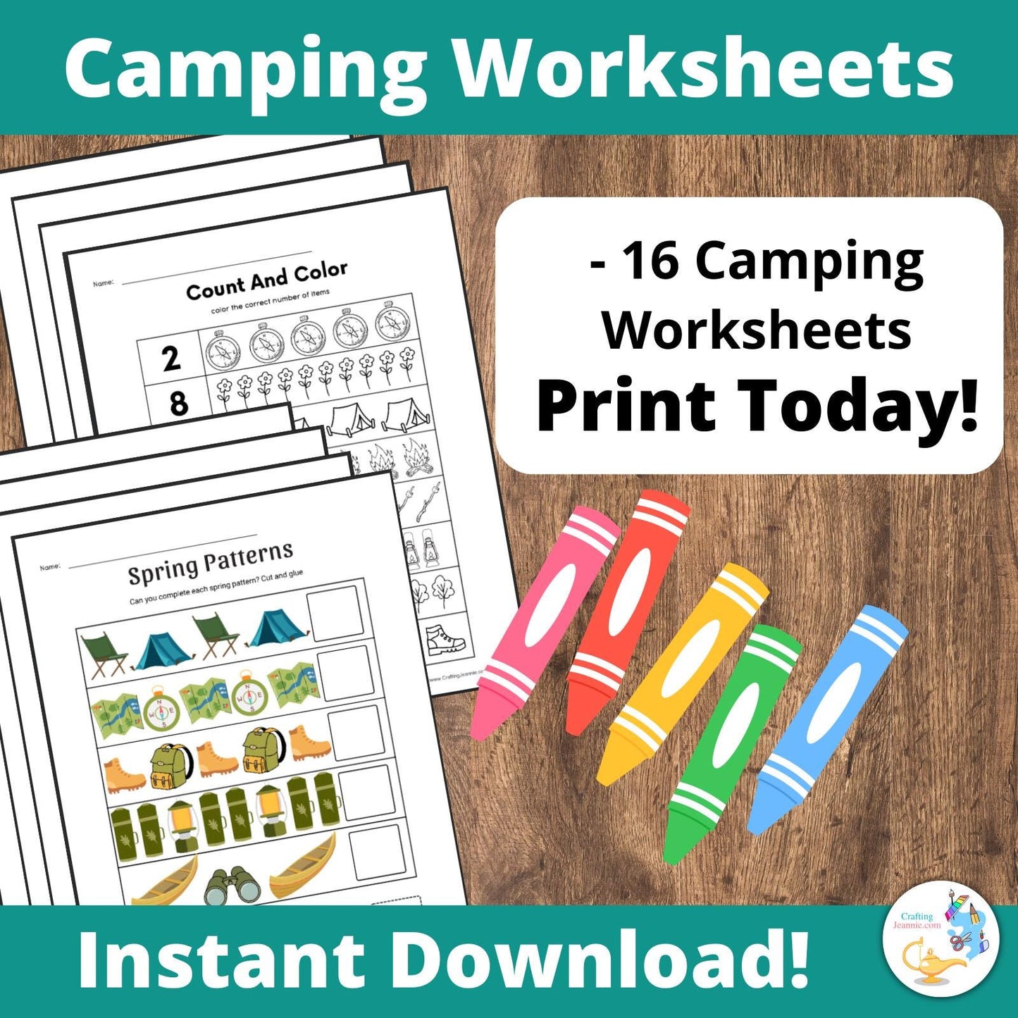 Camping Worksheets