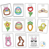 Easter Playdough Mats for Preschoolers, Easter Activities for Kindergarteners, Toddlers, and Kids, Things to Do for Easter and Spring Party