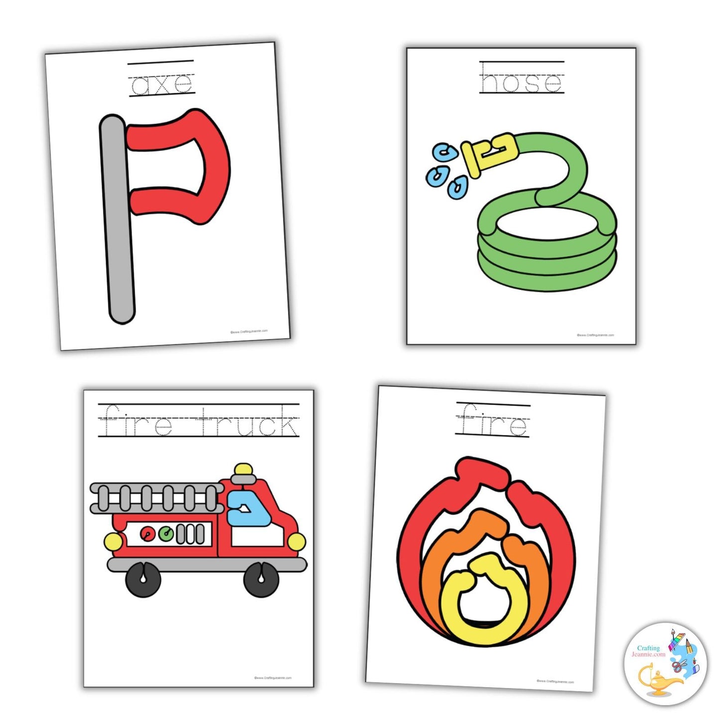 Fire Safety Playdough Mats for Preschoolers, Fire Safety Activities for Kindergarteners and Toddlers, Activities for Fire Safety Lesson