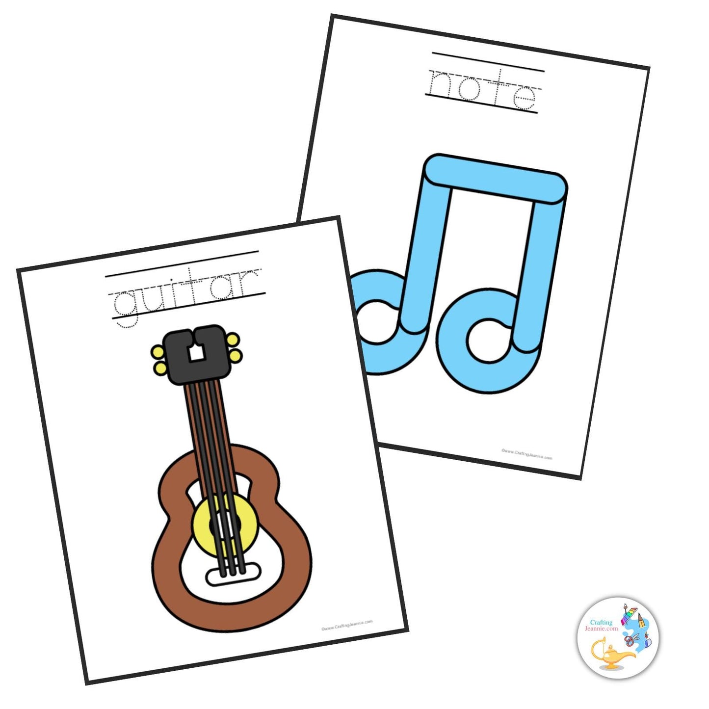 Music Playdough Mats for Preschoolers and Kids, Musical Activities for Kindergarteners and Toddlers