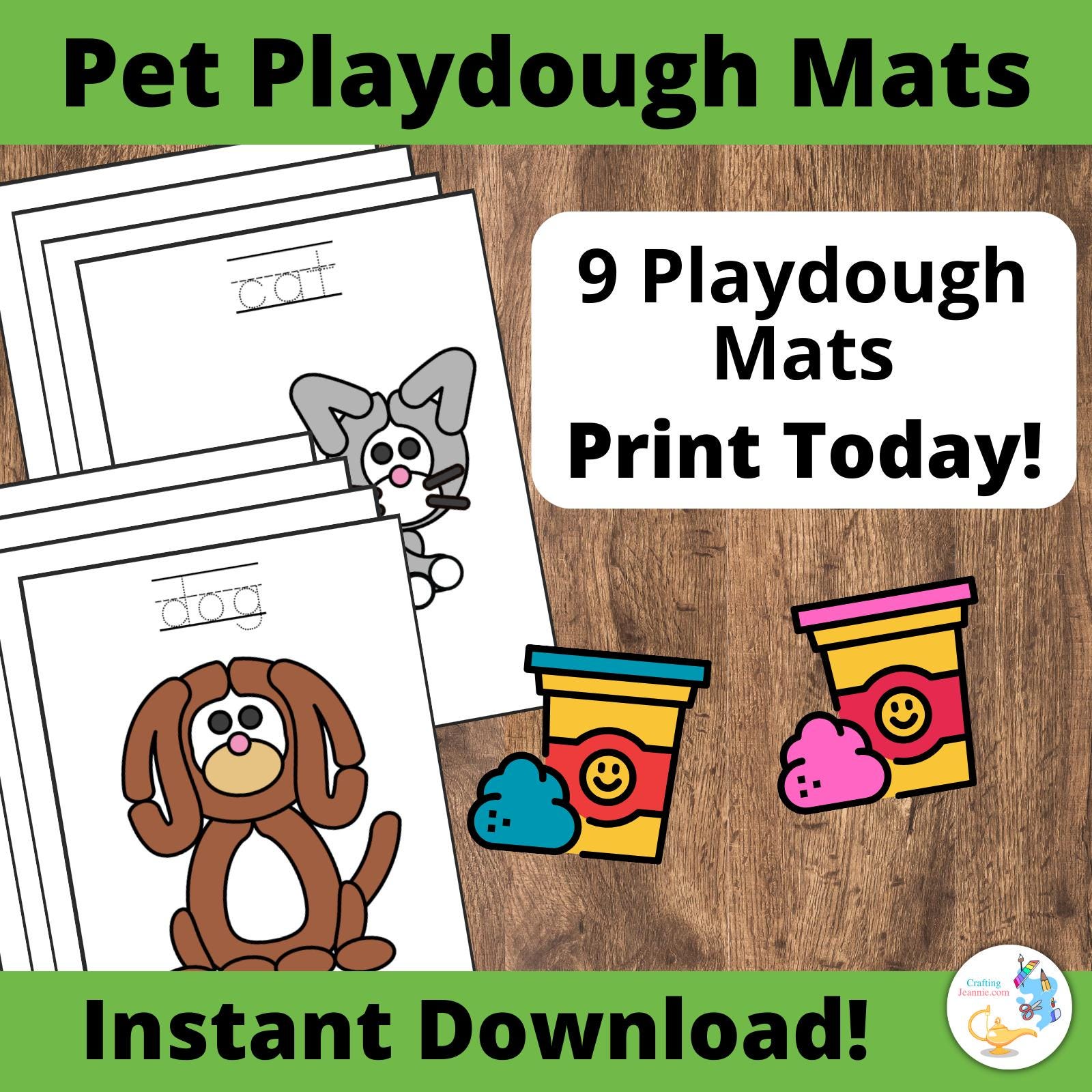 Pet Playdough Mats l Ocean Activities for Kids of All Ages l Pet Birthday Party l Preschool Activities for Toddlers