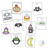 Halloween Playdough Mats for Preschoolers, Spooky Activities for Kindergarteners, Fall Activities for Toddlers