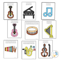 Music Playdough Mats for Preschoolers and Kids, Musical Activities for Kindergarteners and Toddlers