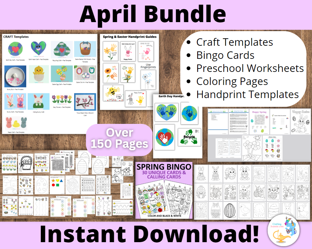 April Craft & Activity Bundle