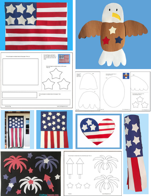 USA Craft Templates