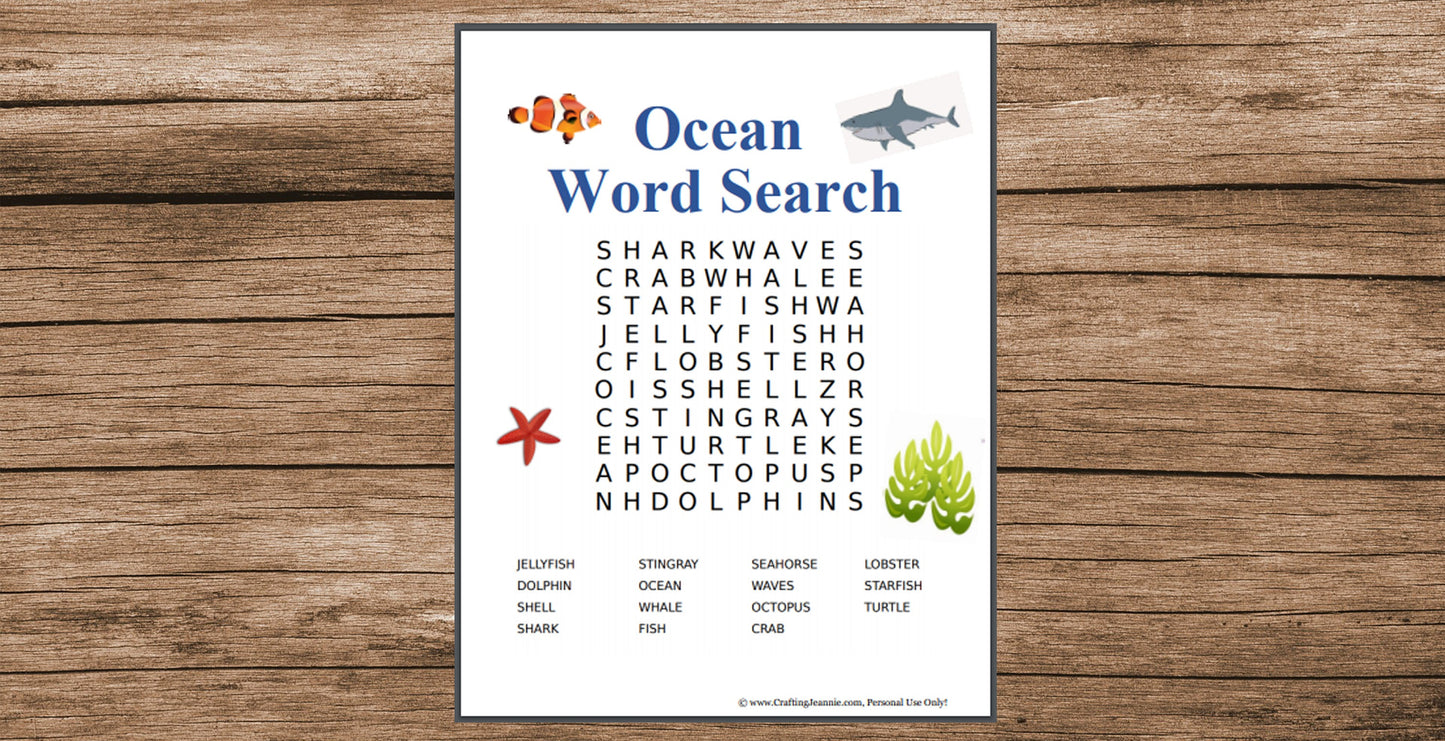 Ocean Activity Pack