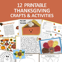 Thanksgiving Printable PlaceMats