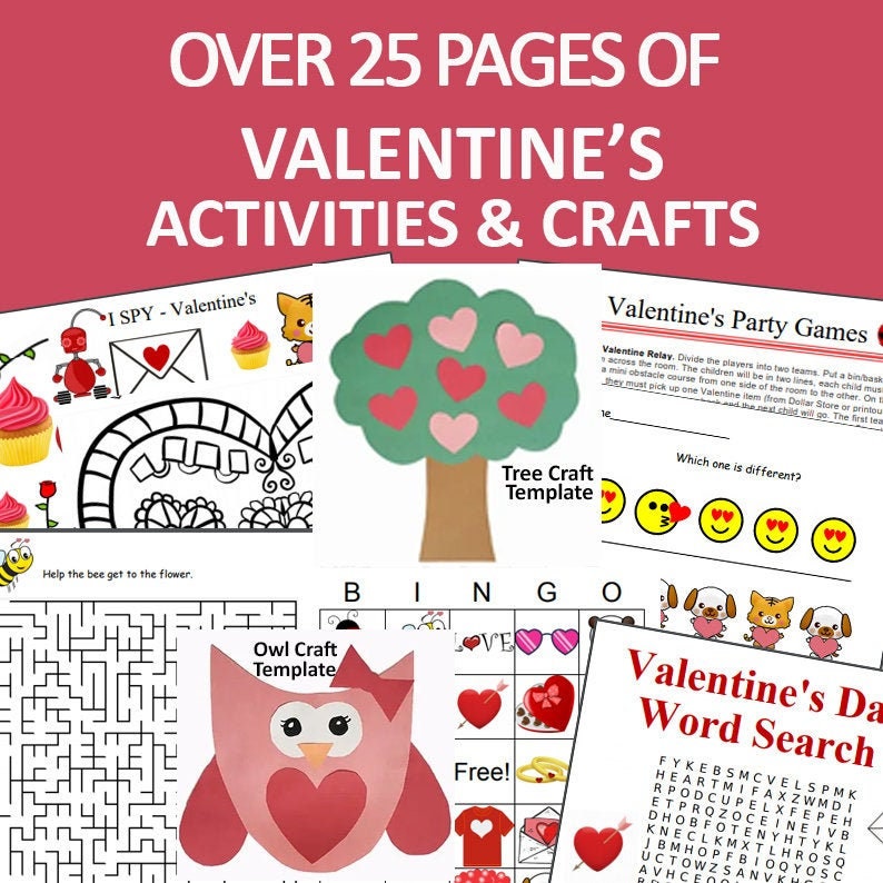 Valentine Classroom Party Pack