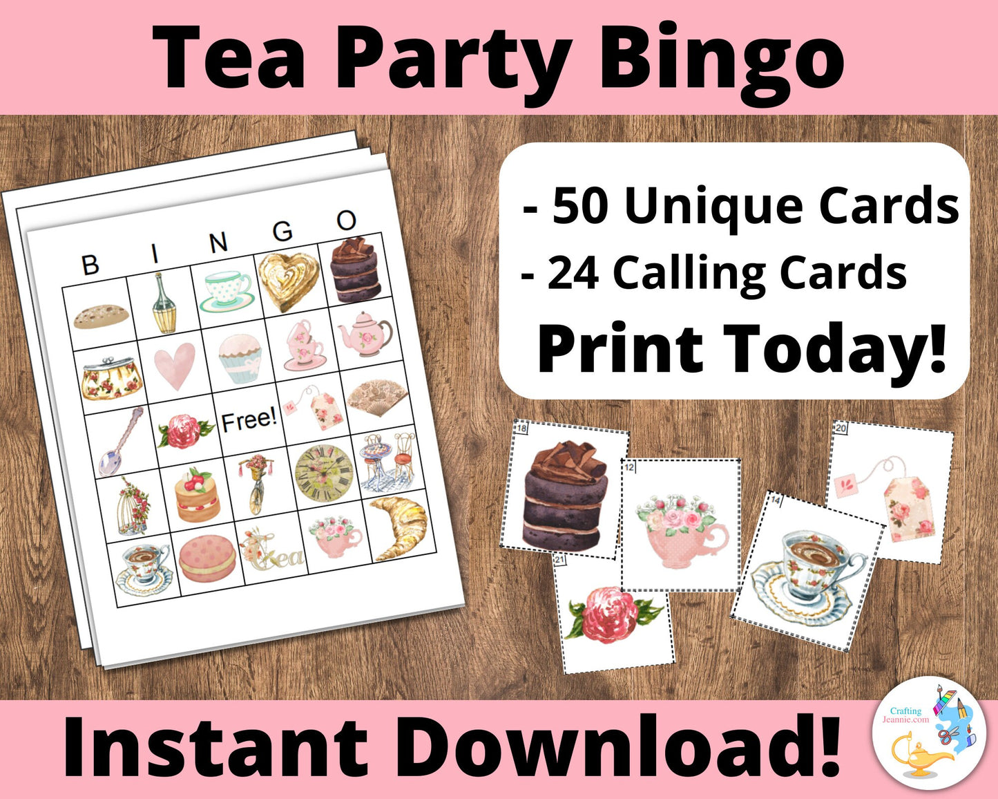 Tea Party Bingo