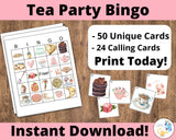 Tea Party Bingo