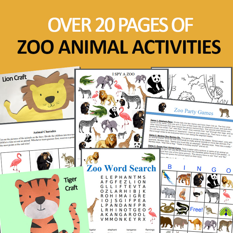 Zoo Activity / Party Pack